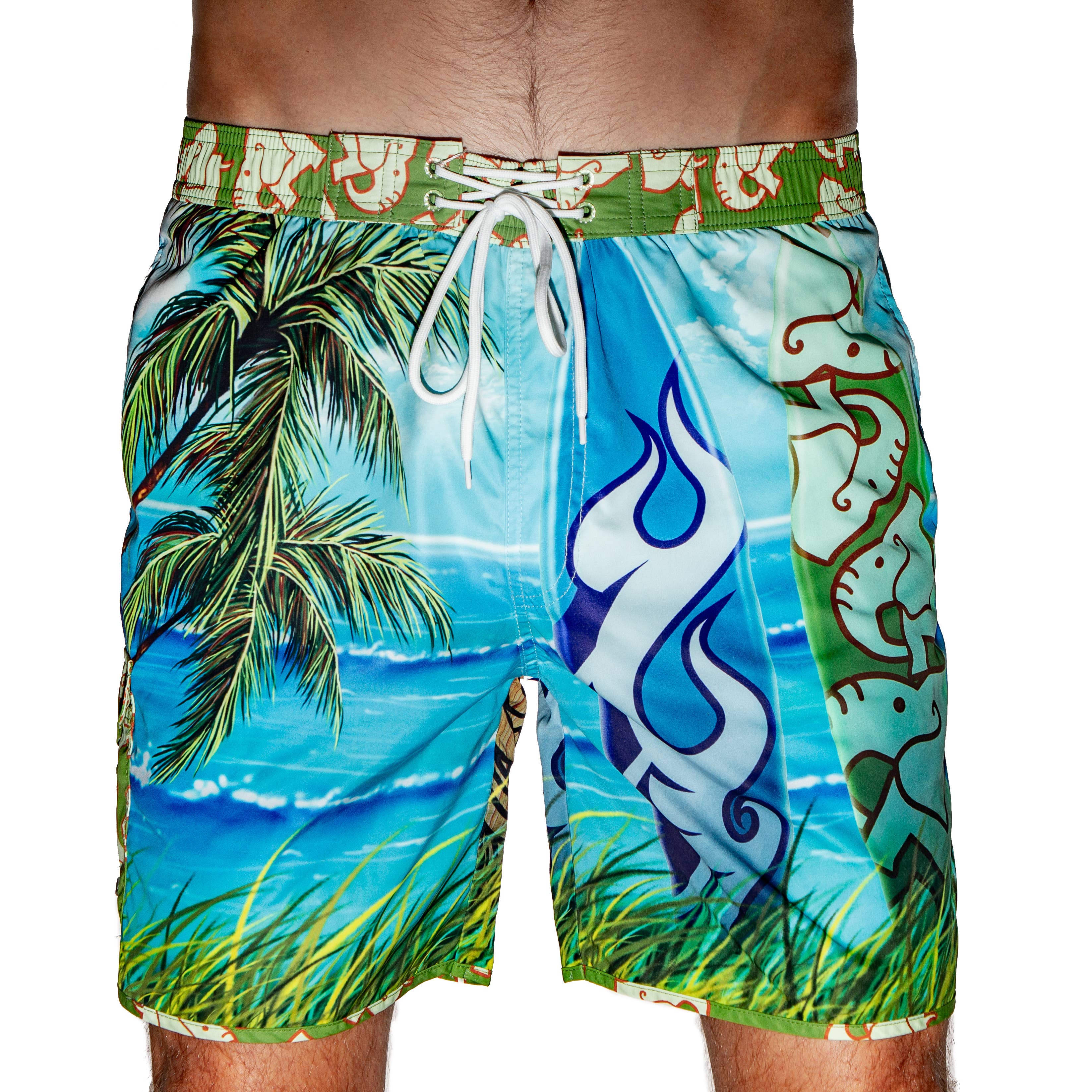 Trunkers Surf-n-Safari Shorts - Patriot Swimwear & Lake Life